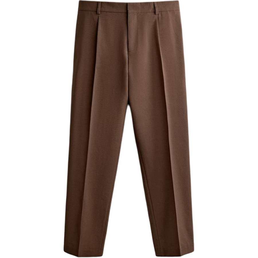 ZARA ORIGINS Suit Pants Men's Brown Moderate