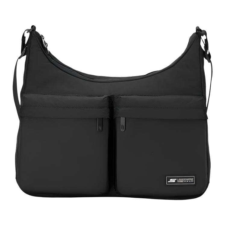 Skechers Fabric Shoulder Bag Unisex Black