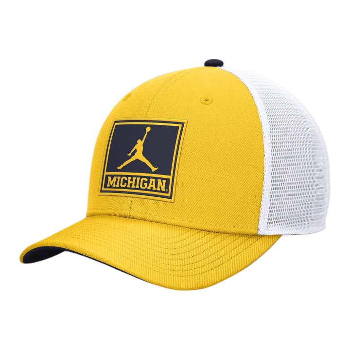 Jordan Jordan Polyester Baseball Caps Men's Yellow