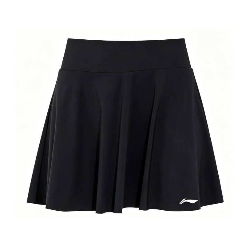 Li-Ning Li Ning Casual Short Skirts Women's Black Short Skirt Moderate Short Skirt