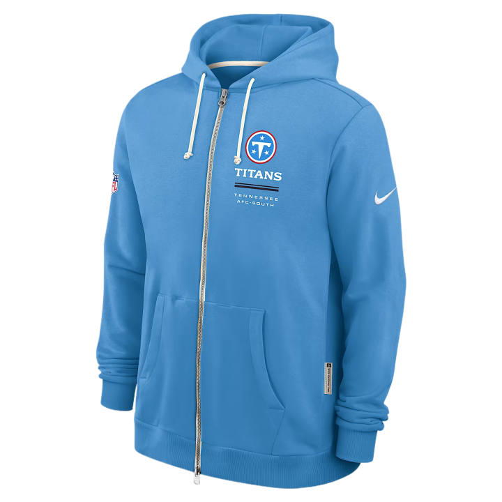 Nike Nike NFL Sweatshirts Men's Blue Hooded Non Detachable Moderate
