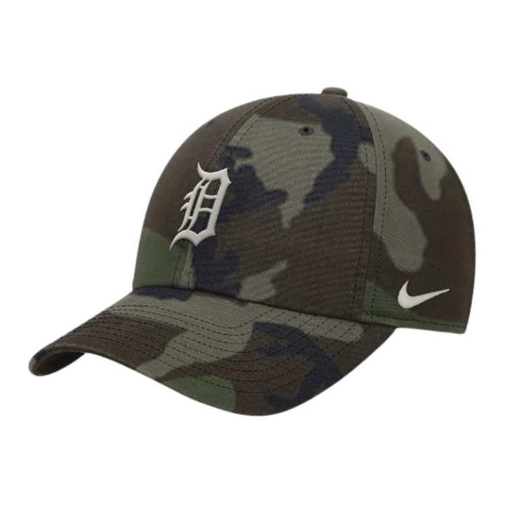 Nike Nike Detroit Tigers Camo Club Men's Nike Mlb Adjustable Hat