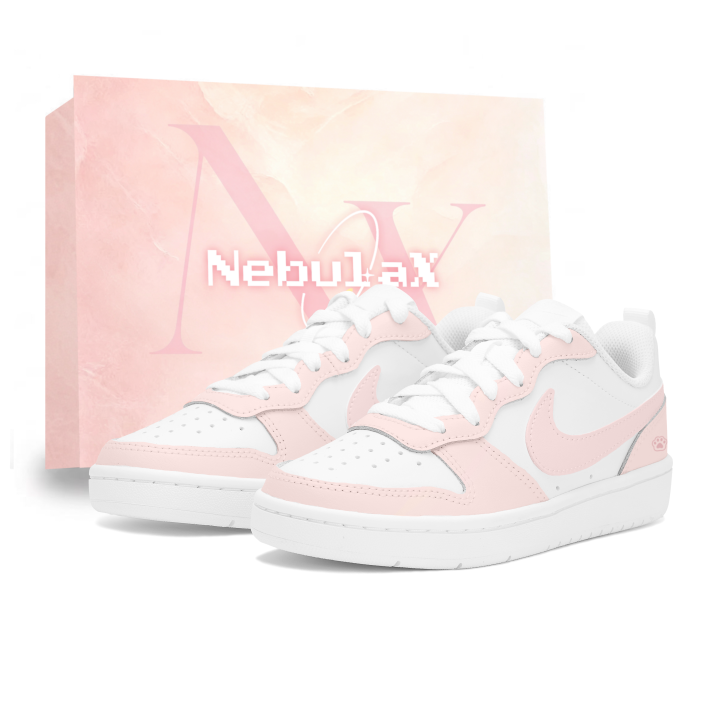 Nike Nike Court Borough Skateboard Shoes Women's Low Top Pink