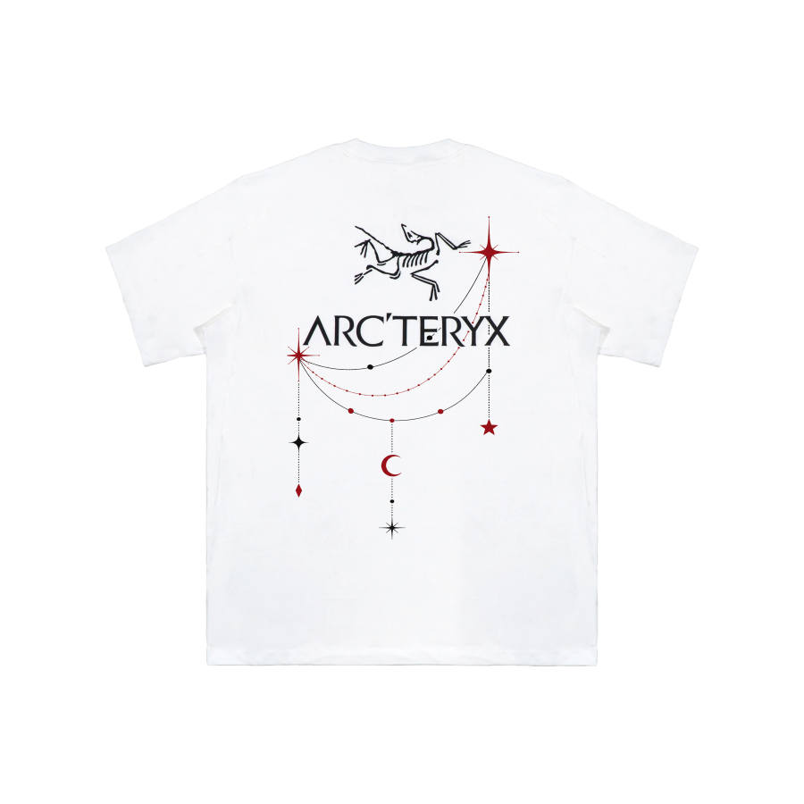 Arcteryx KRAGG T Shirts Unisex White International, Suggestion Size Small Crew Neck Thin