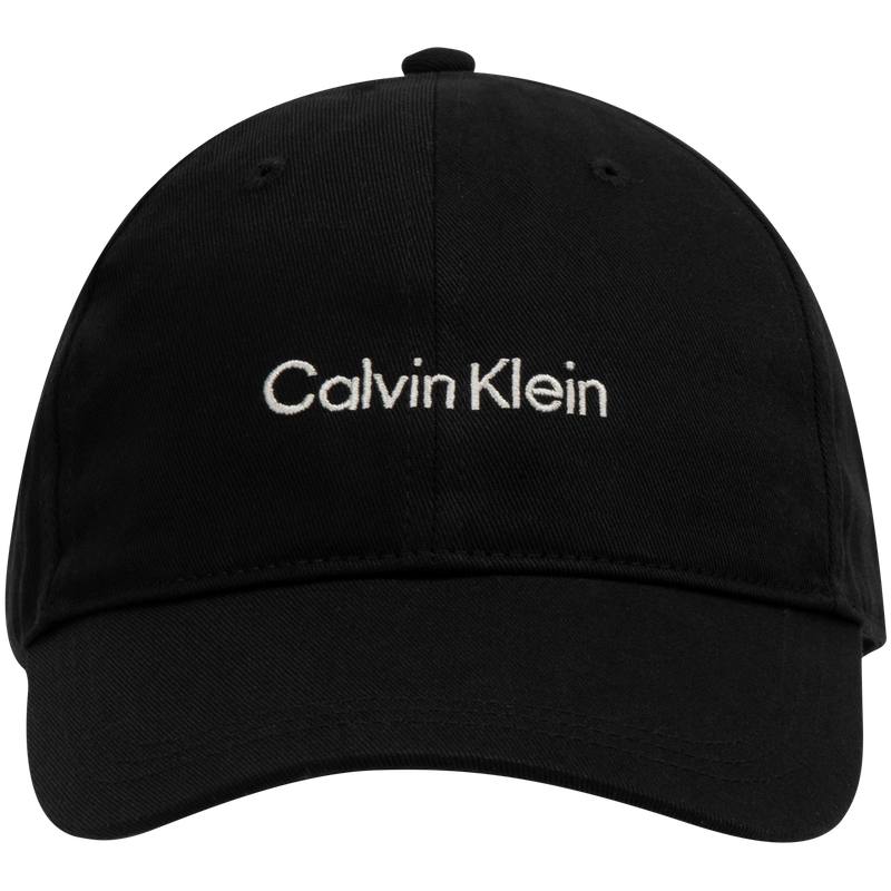 CALVIN KLEIN 100% Cotton Baseball Caps Unisex Space Black