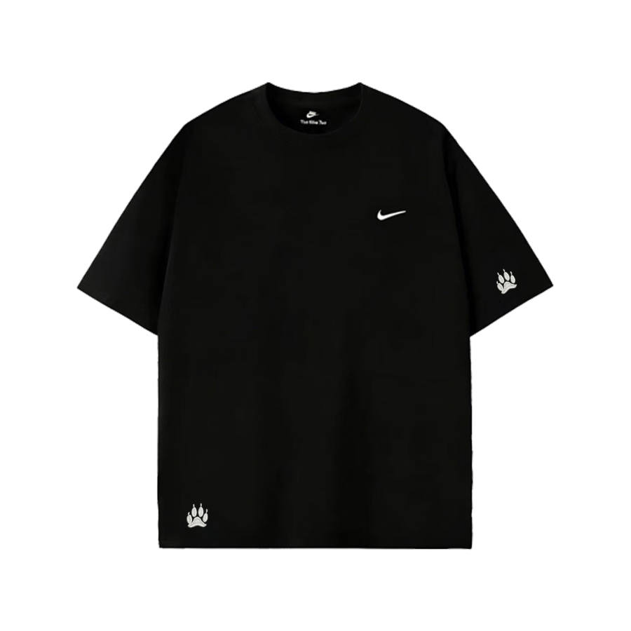 Nike Nike T Shirts Unisex Black Crew Neck Moderate Straight Fit