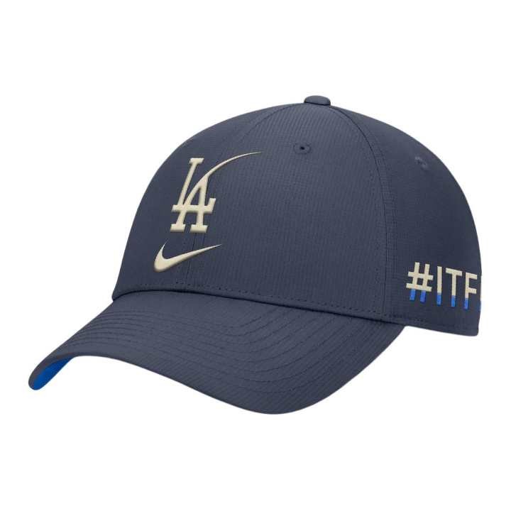 Nike Nike Los Angeles Dodgers Polyester Baseball Caps Unisex Marine Blue