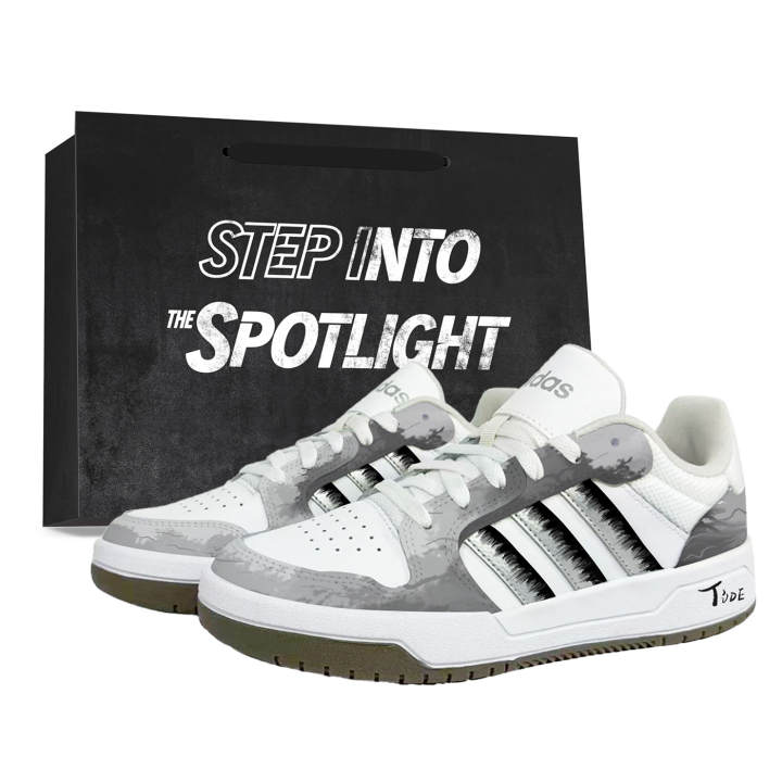 Adidas Adidas Skateboard Shoes Unisex Low Top Black White Gray