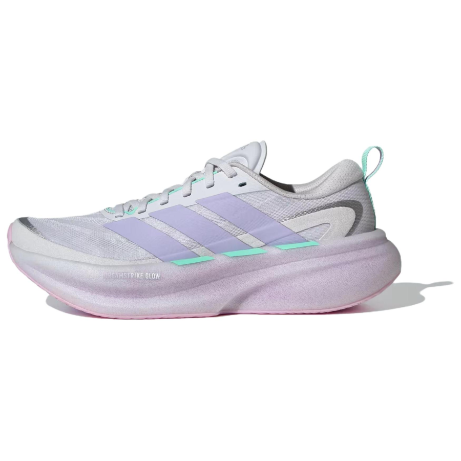Adidas Adidas Supernova Glide Running Shoes Women's Low Top Dark Gray/Fluorescent Purple/Pulse Mint Green