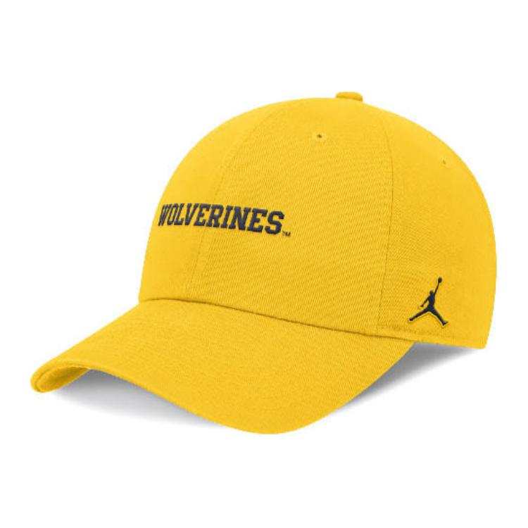 Jordan Jordan Michigan Wolverines On Field Club Men's Jordan Dri FIT College Adjustable Hat