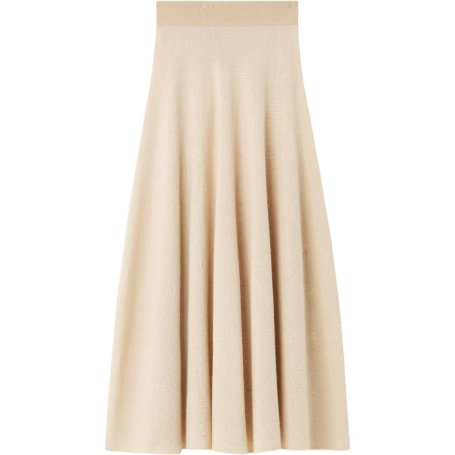 Loro Piana Casual Long Skirts Women's Light Faded Moderate Midi Skirt A Line Skirt