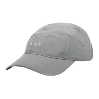 Dime Letter Print Cotton Baseball Caps Unisex Gray