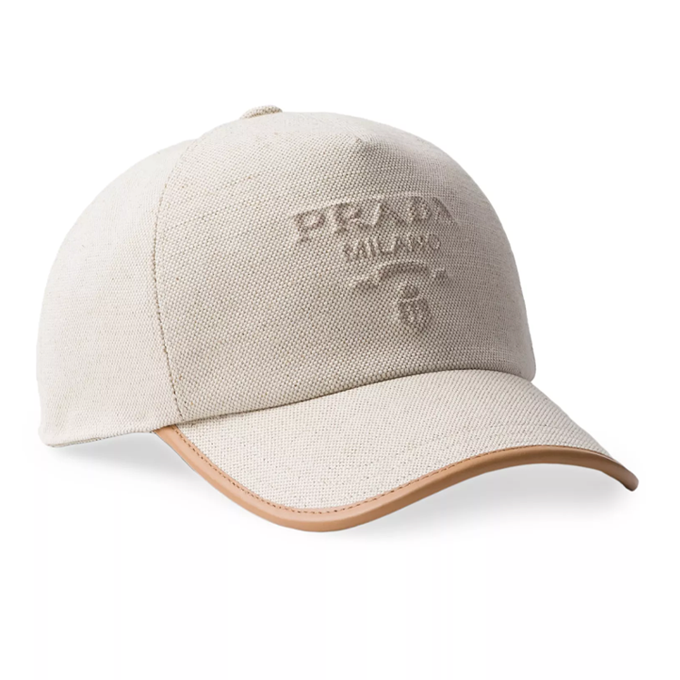PRADA PRADA Logo debossed Baseball Cap