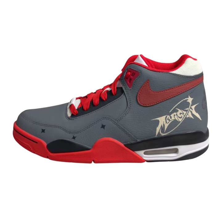 Nike Nike Flight Legacy Vintage Basketball Shoes Unisex Mid Top Red/Gray