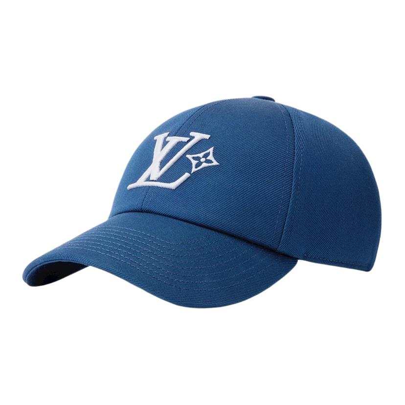 LOUIS VUITTON LOUIS VUITTON Cotton Baseball Caps Men's Blue