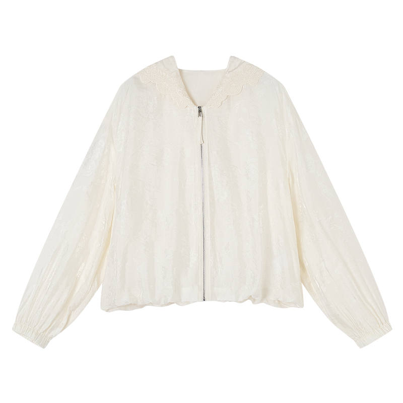 XIANGYING Cropped Coats Women's Hooded Detachable Thin