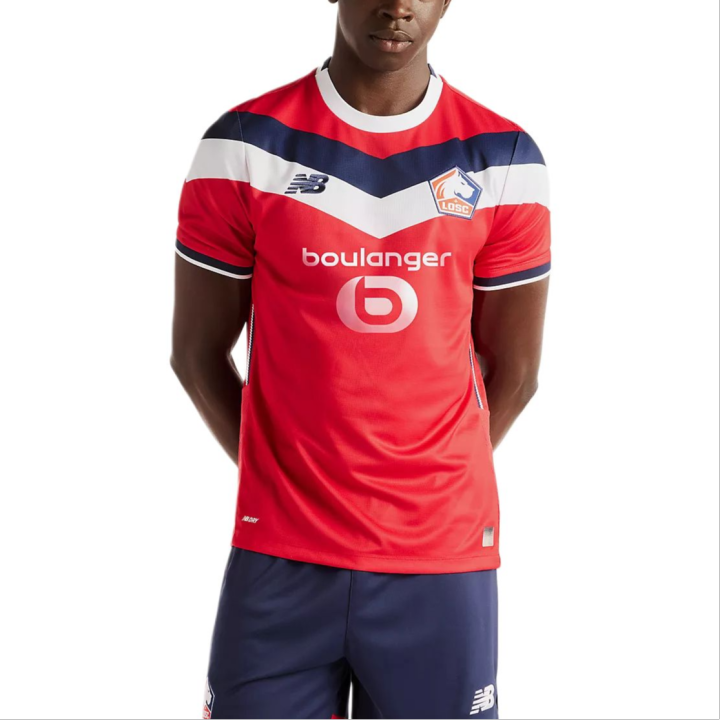 New Balance New Balance Soccer Jerseys Men's Hazy Red Crew Neck Moderate
