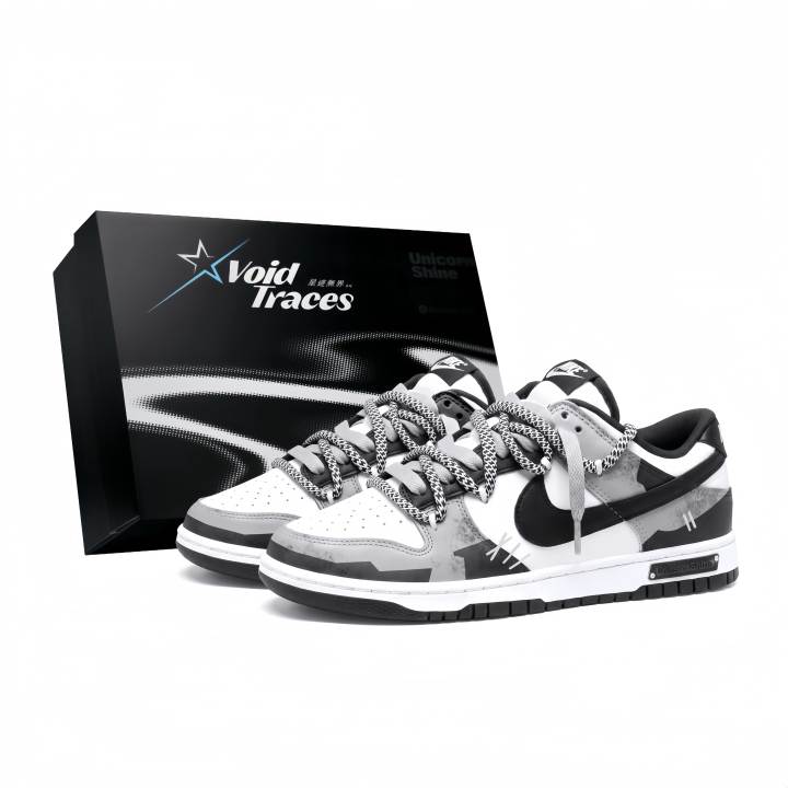 Nike Nike Dunk Skateboard Shoes Men's Low Top Black Gray