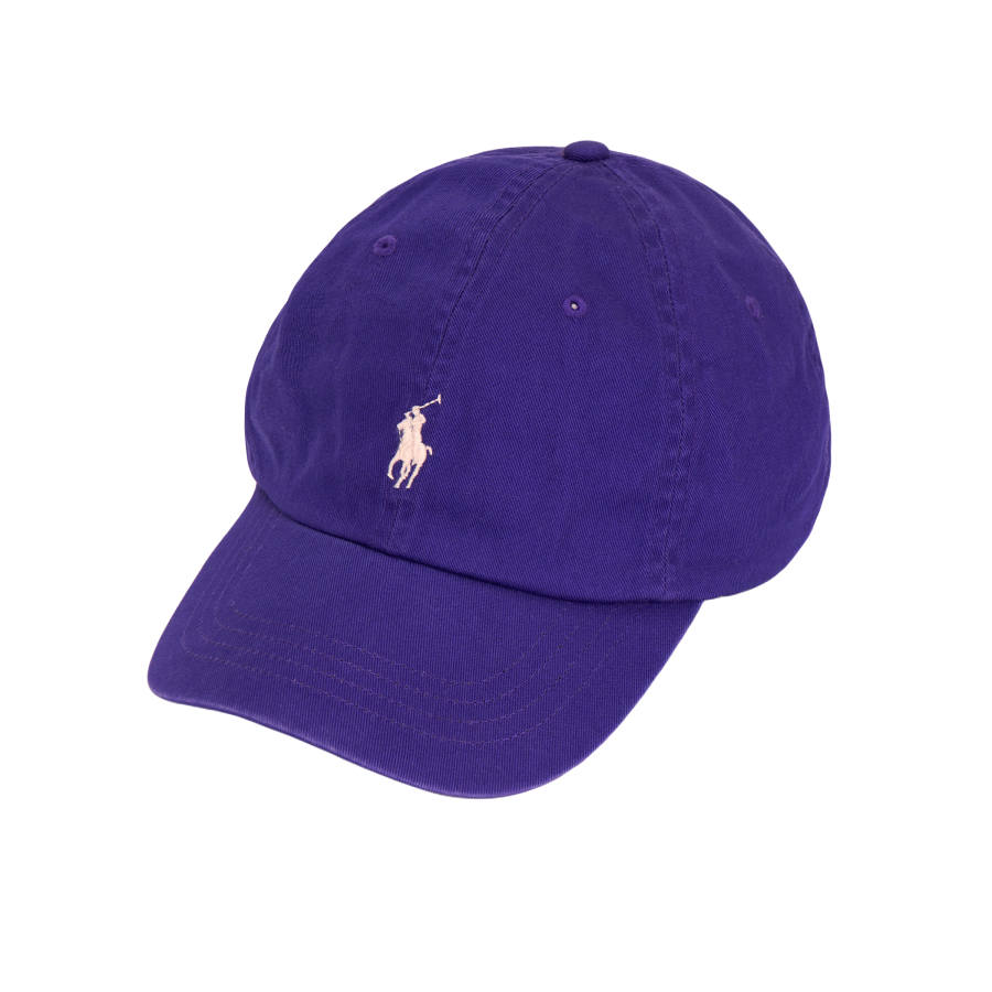 Polo Ralph Lauren Cotton Baseball Caps Unisex Purple Cactus Purple