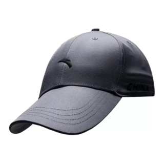 Anta Recycled Polyester Fabric Baseball Caps Unisex Medium Gray
