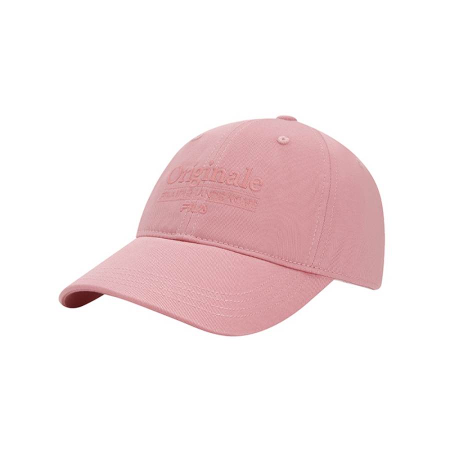 FILA ORIGINALE Cotton Baseball Caps Unisex Aromatherapy Pink