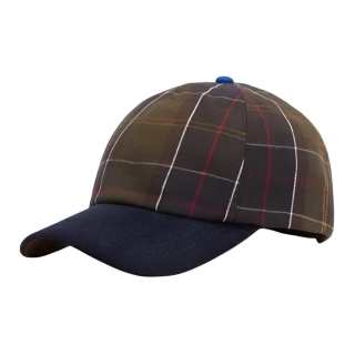BARBOUR x Paul Smith Baseball Caps Unisex Brown/Marine Blue