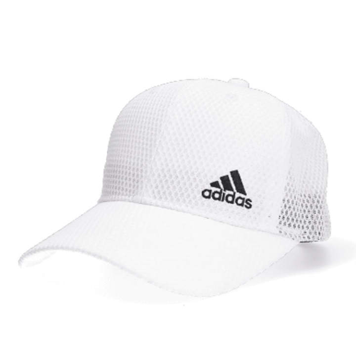 Adidas Adidas Brand Logo Polyester Baseball Caps Unisex White