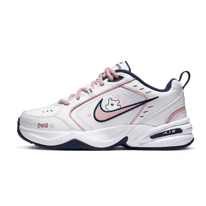 Nike Nike Air Monarch 4 Chunky Sneakers Unisex Low Top Pink