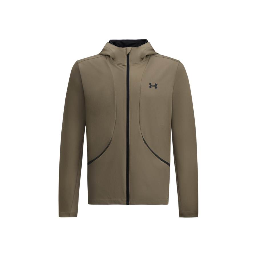 Under Armour Unstoppable Jackets Men's Desert Brown 219 Hooded Non Detachable Moderate