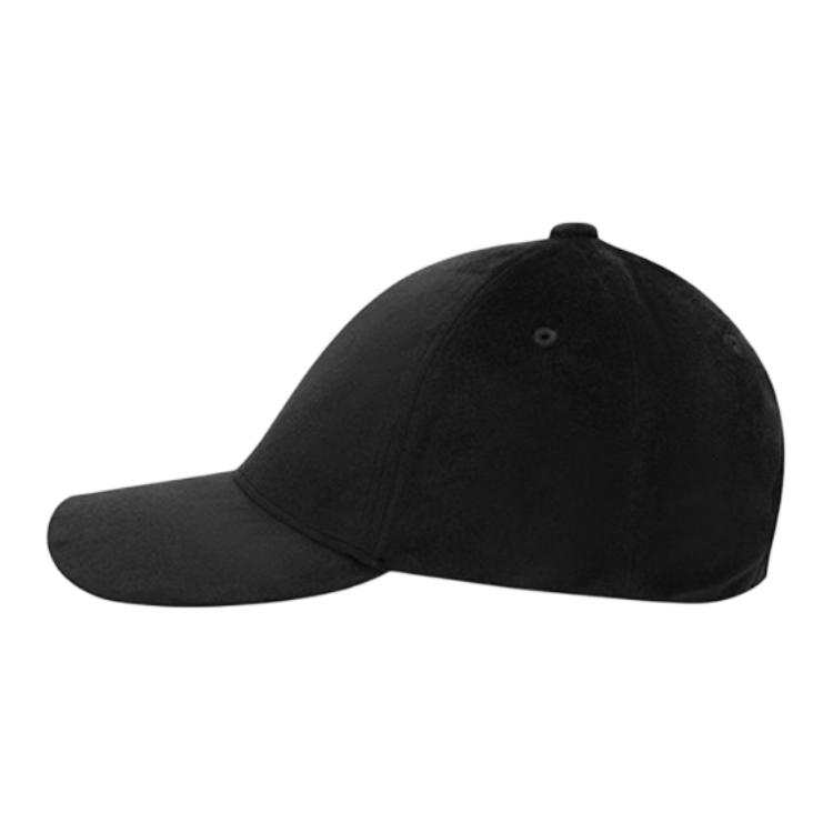 EMPORIO ARMANI Letter Print Polyester Baseball Caps Women's Black