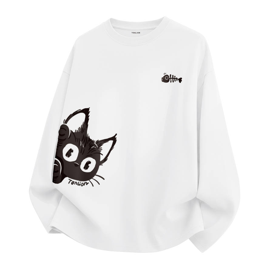 Tonlion T Shirts Unisex Crew Neck Moderate Straight Fit