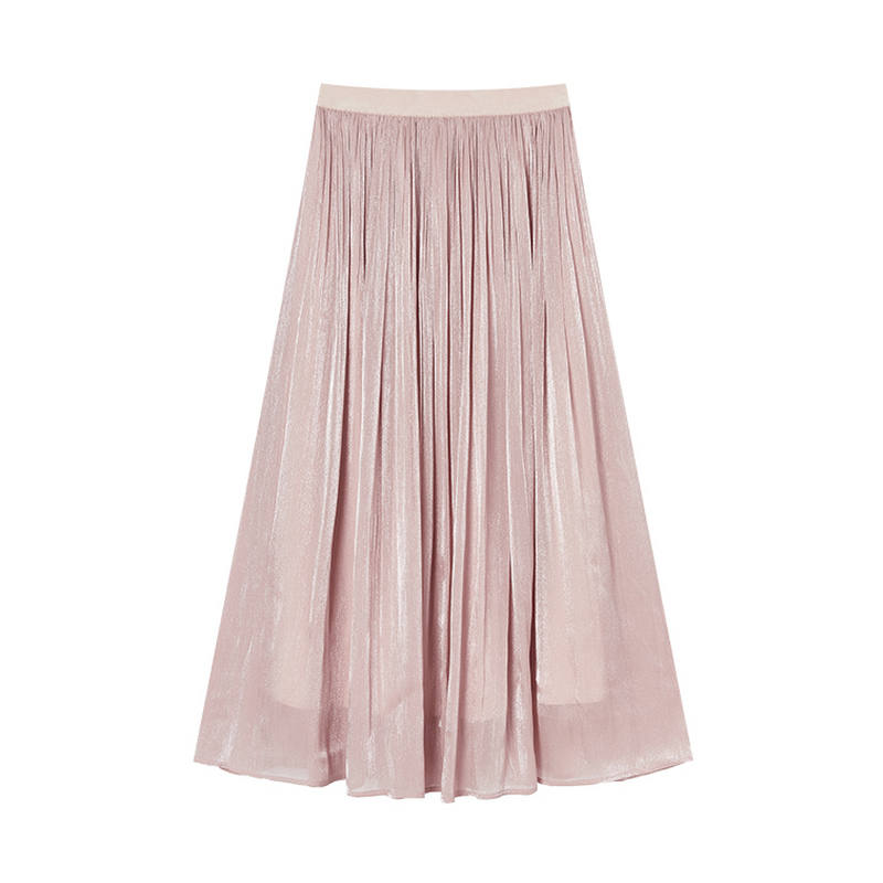 XIANGYING Casual Long Skirts Women's Moderate Long Skirt