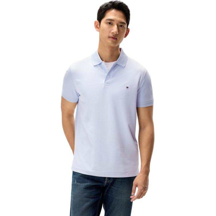 Tommy Hilfiger T Shirts Men's Polo Collar Moderate