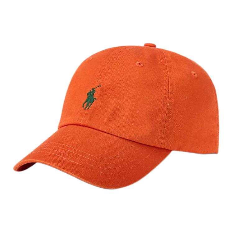 Polo Ralph Lauren Polo Ralph Lauren Cotton Baseball Caps Unisex College Orange