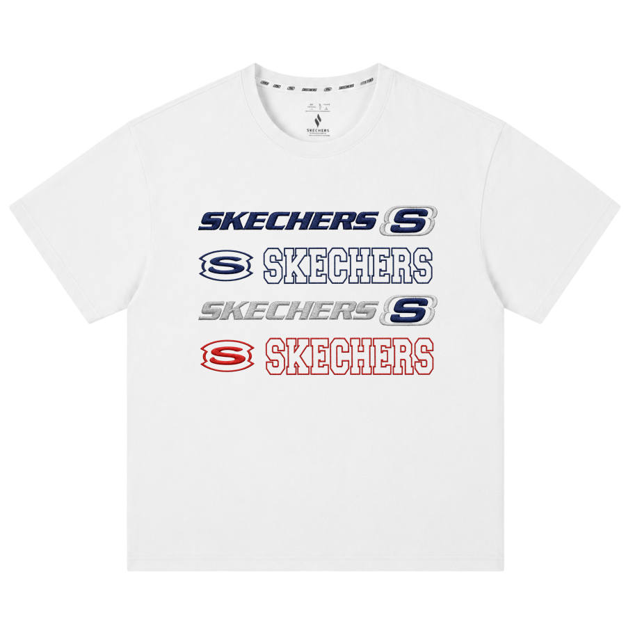Skechers T Shirts Unisex Crew Neck Moderate Straight Fit