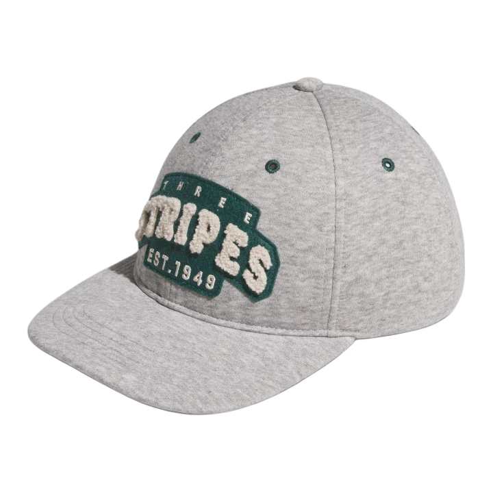 Adidas Adidas Cotton Recycled Polyester Baseball Caps Unisex Gray