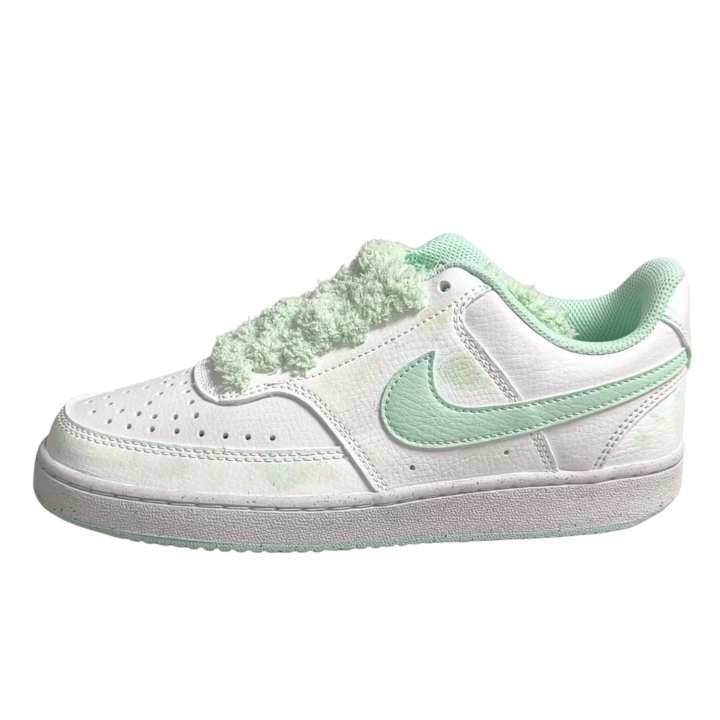 Nike Nike Court Vision 1 Skateboard Shoes Women's Low Top White/Green