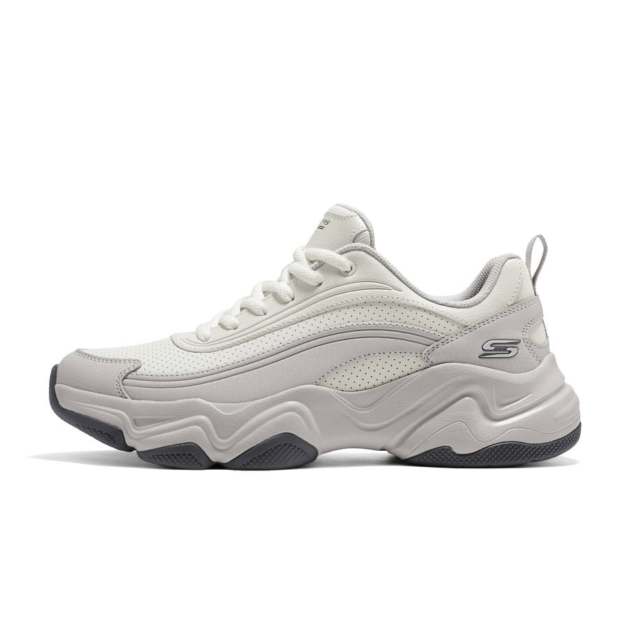 Skechers DLITES Chunky Sneakers Men's Low Top Light Gray