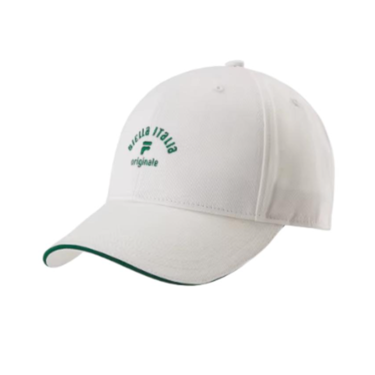 FILA Cotton Baseball Caps Kids' Cloud White
