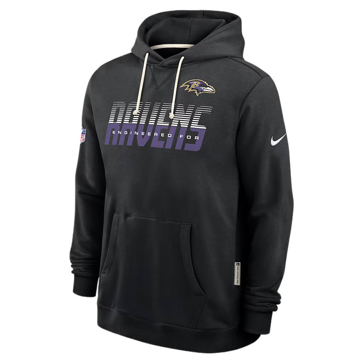 Nike Nike NFL Sweatshirts Men's Black Hooded Non Detachable Moderate