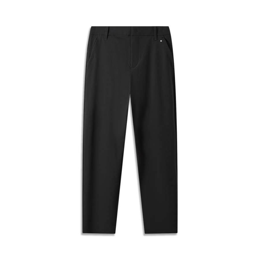 Li-Ning Li Ning Outdoor CF Tracing Softshell Pants Men's Black Moderate Straight Fit Pants