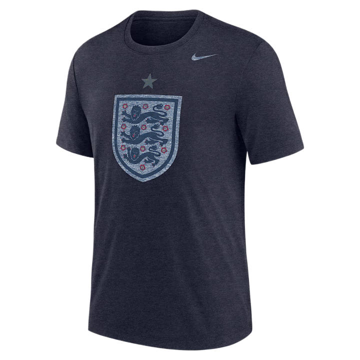 Nike Nike England T Shirts Men's University Marine Crew Neck