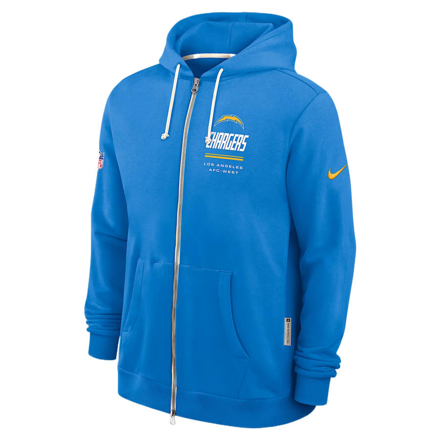 Nike Nike NFL Sweatshirts Men's Blue Hooded Non Detachable Moderate