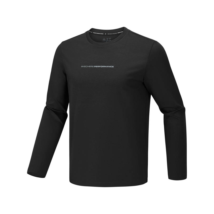 Skechers T Shirts Men's Carbon Black 0018 Crew Neck