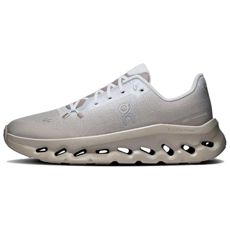 On Cloudtilt Running Shoes Women's Cinder Gray | Iceberg White