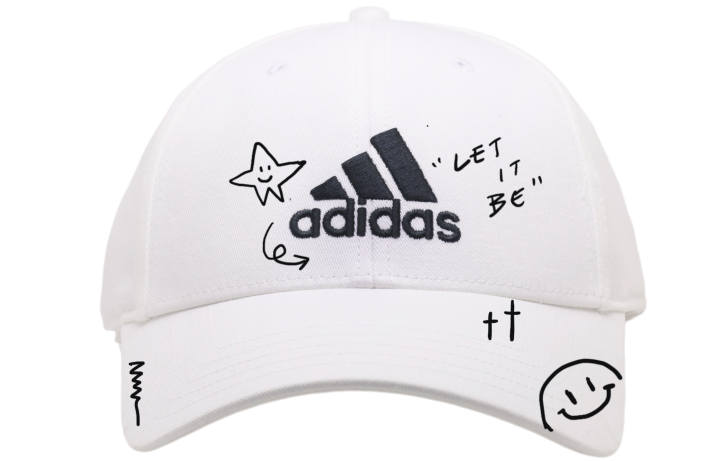 Adidas Adidas Cotton Baseball Caps Unisex White