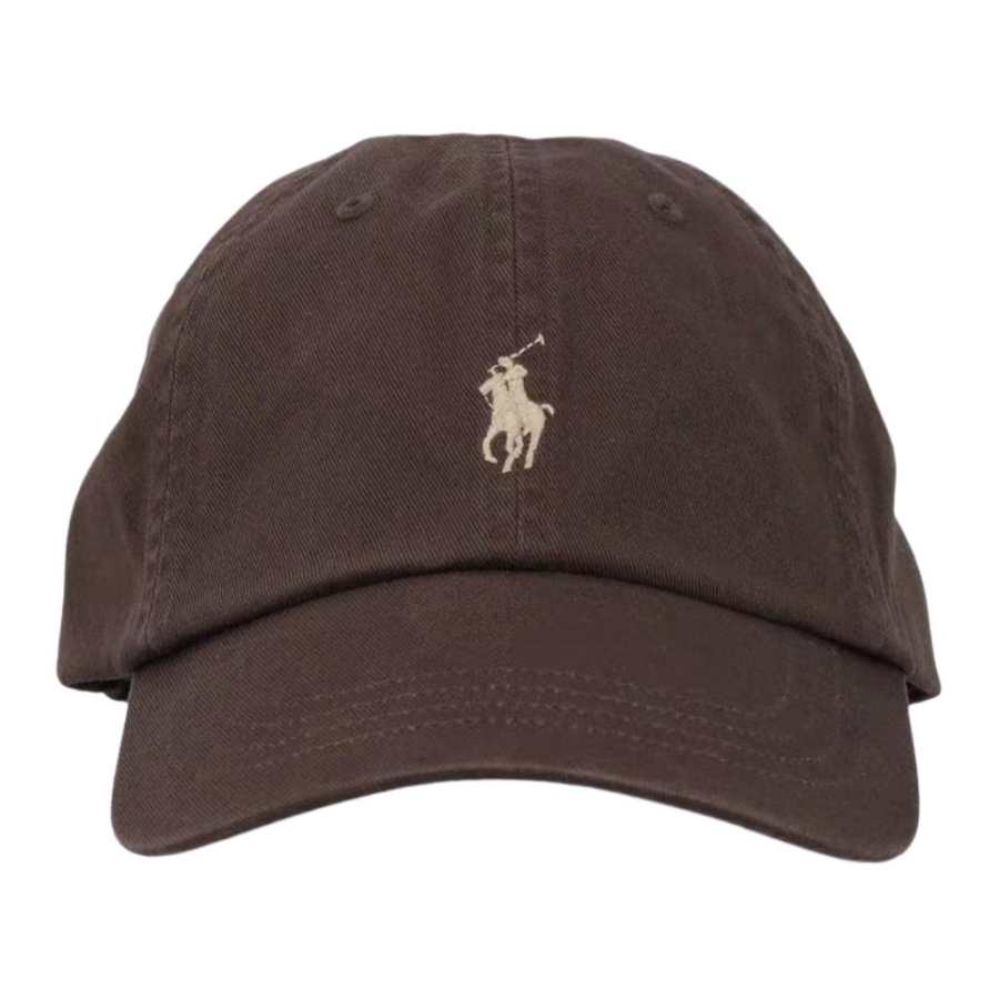 Polo Ralph Lauren Polo Ralph Lauren Cotton Baseball Caps Men's Dark Brown