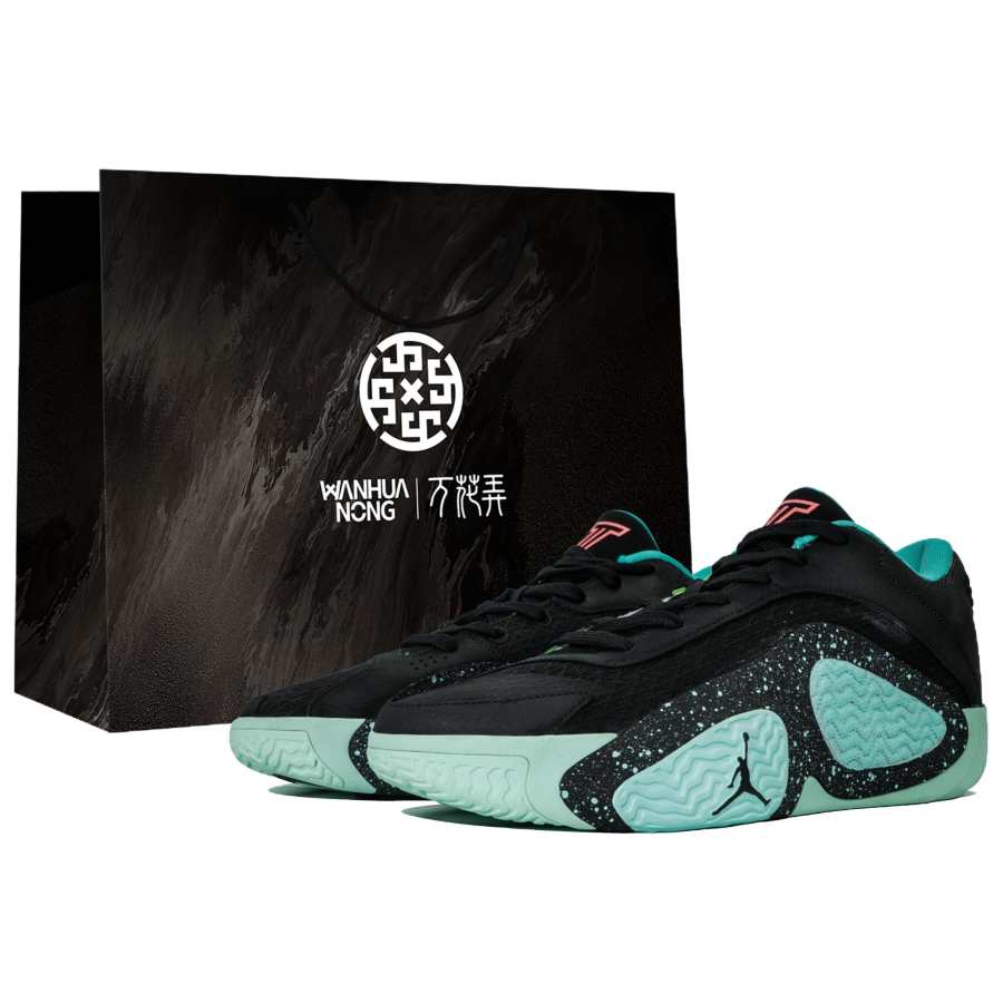 Jordan Jordan Tatum 2 Vortex Of A Thousand Flowers, Black History Month, Shopping Bag Cushioning Abrasion Resistant Breathable