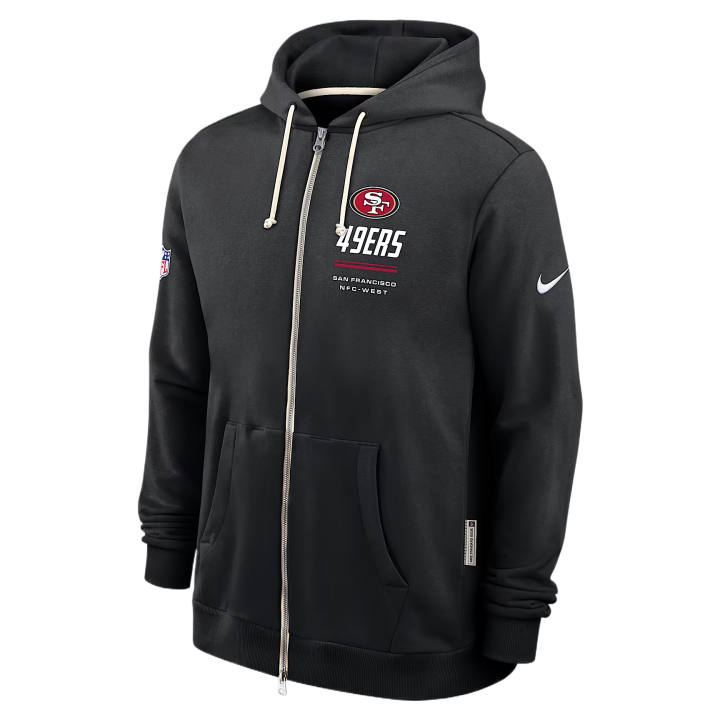 Nike Nike NFL Sweatshirts Men's Black Hooded Non Detachable Moderate