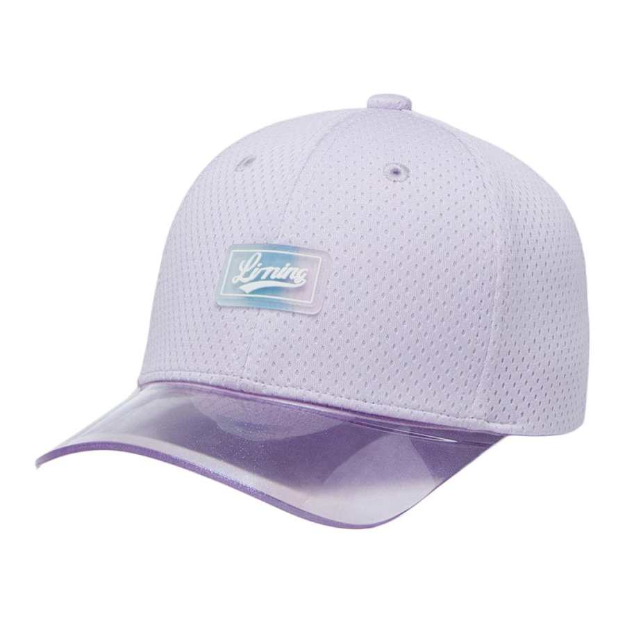 Li-Ning Li Ning Polyester Baseball Caps Kids' Purple